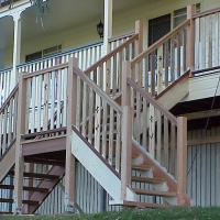 External Double Staircase completed